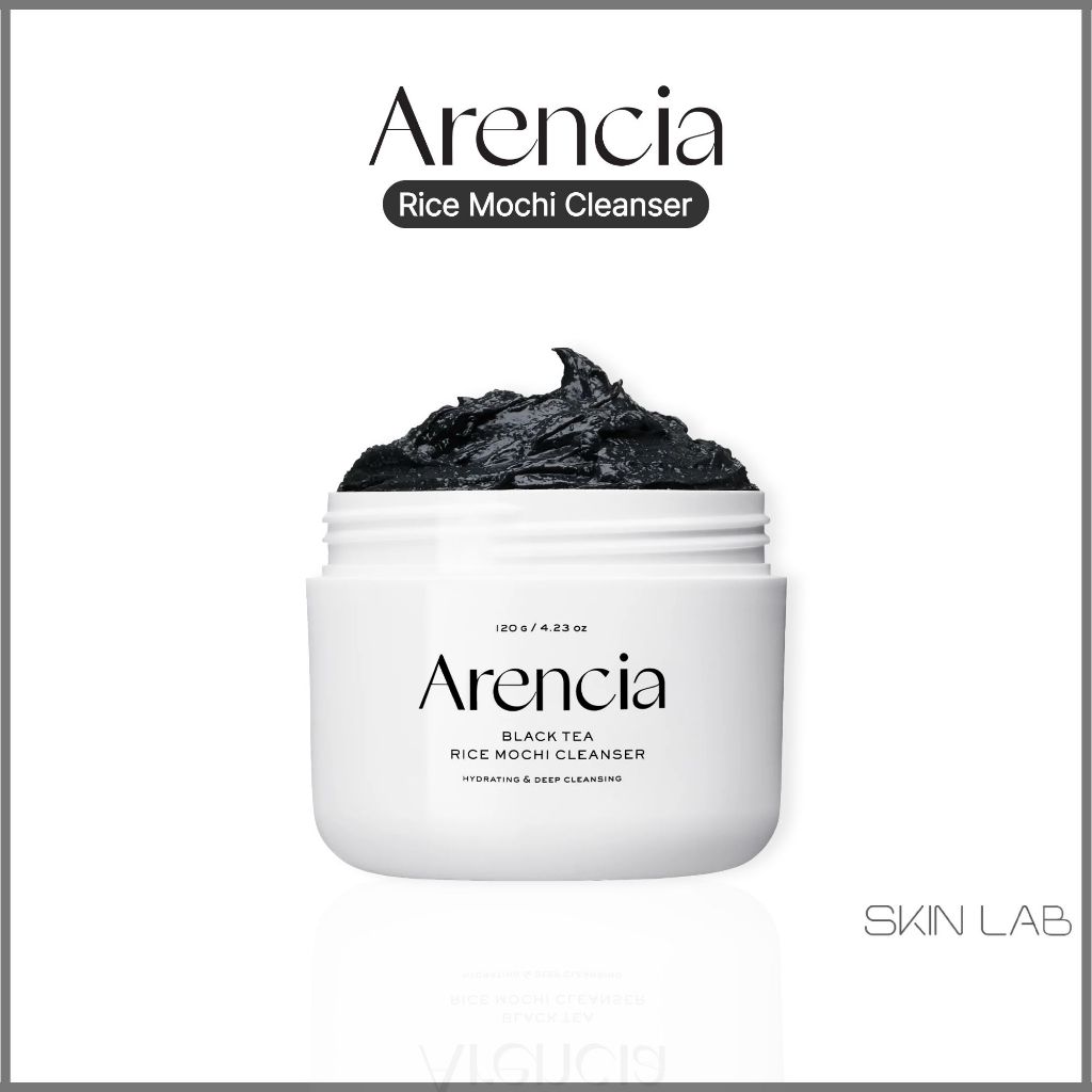 [Arencia] Black Tea Rice Mochi Cleanser 120g