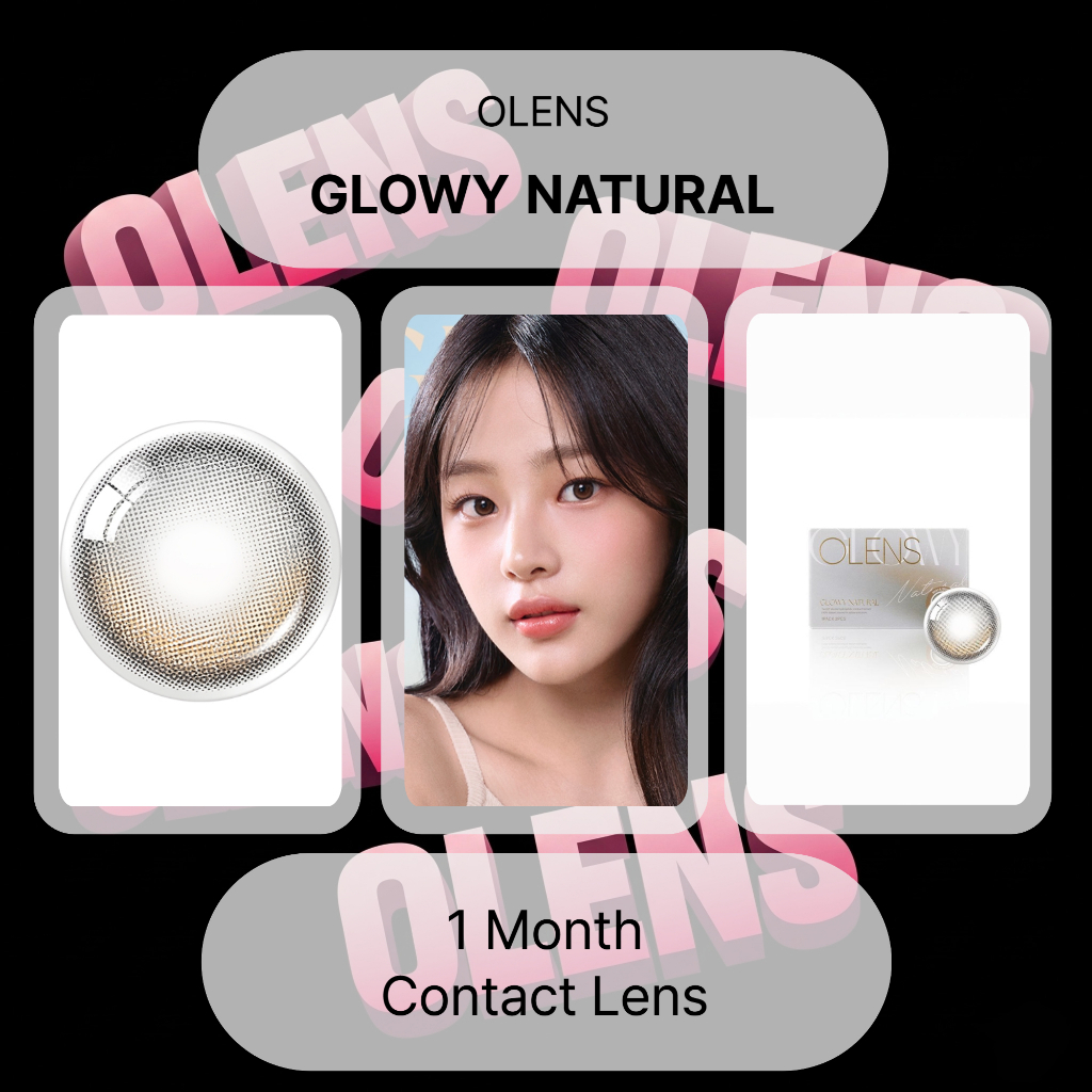 Olens Glowy Natural Mocha Brown คอนแทคเลนส์รายเดือน