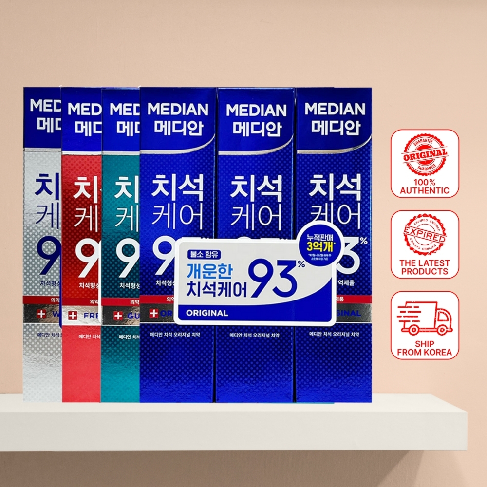 Median 93% ยาสีฟันเกาหลี 120g | Daily Oral Care สําหรับฟันและลมหายใจเพื่อสุขภาพ