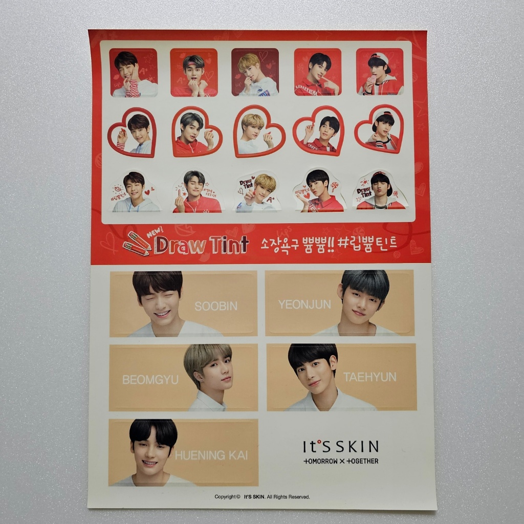 TOMORROW X TOGETHER x Its SKIN โปรโมชั่น TXT STICKER