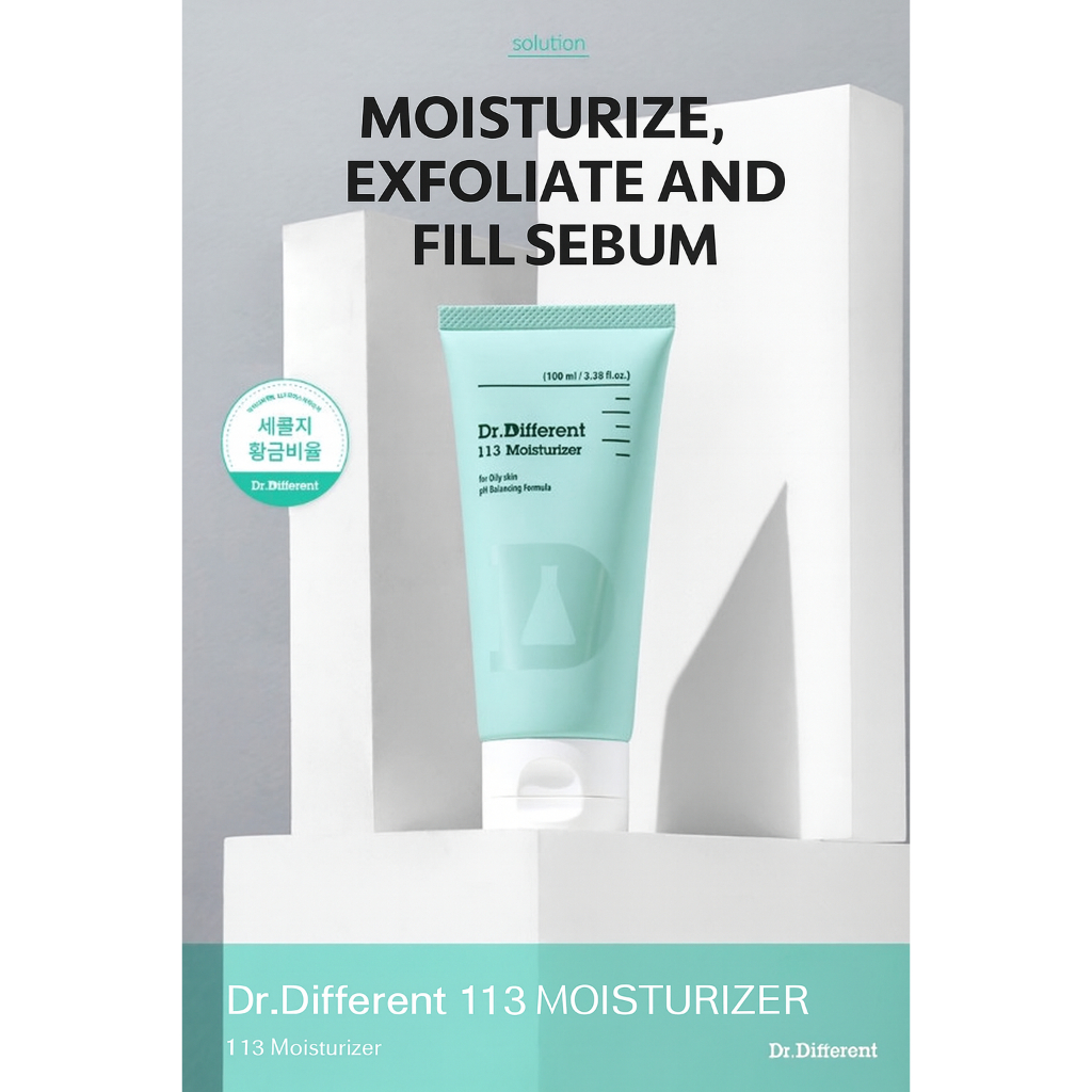 [Dr.Different] 113 Moisturizer Lotion 100ml / Ceramide Hydrating Lotion / Moisture Balance สําหรับผิ