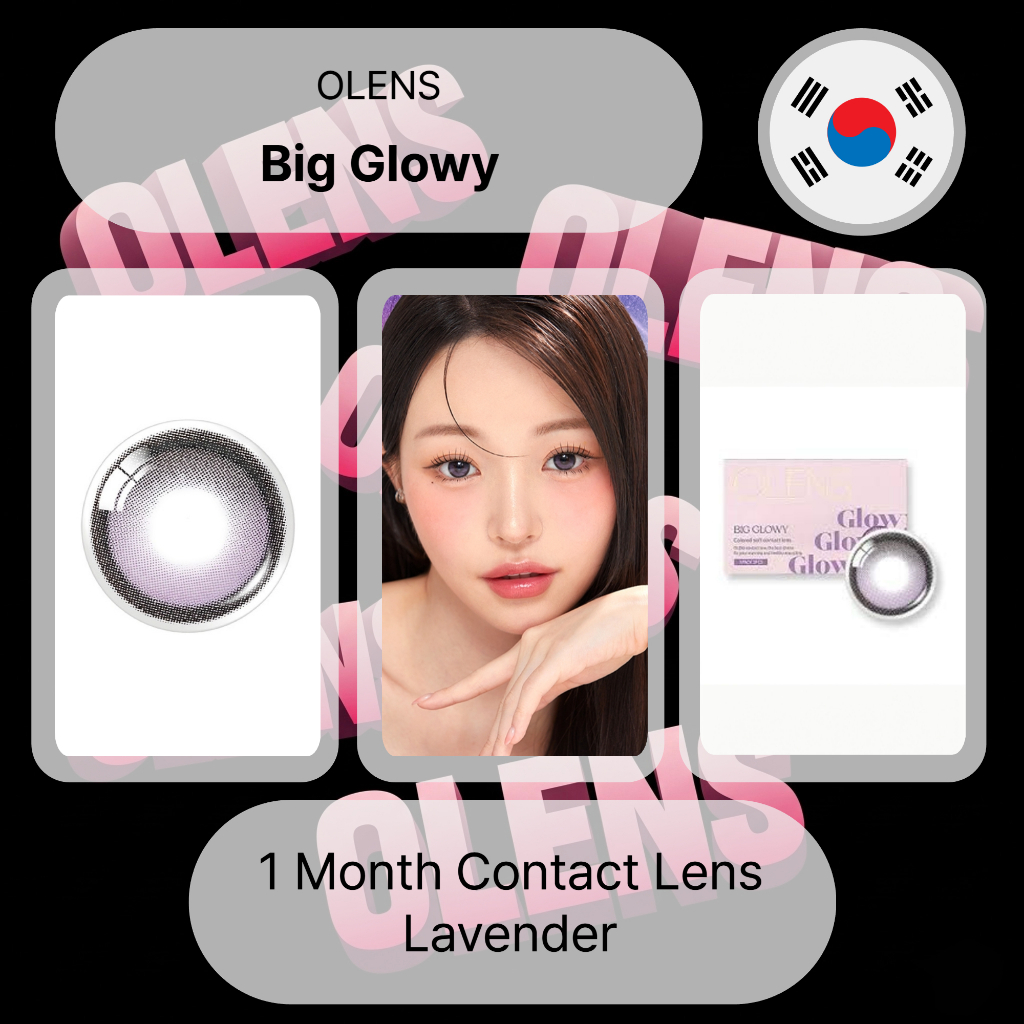 Olens Big Glowy Lavender คอนแทคเลนส์รายเดือน