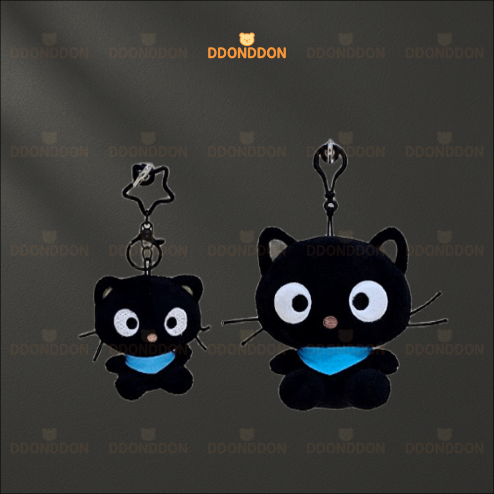 พวงกุญแจตุ๊กตาแมว Sanrio Choco ของแท้เกาหลี พวงกุญแจ 8 ซม