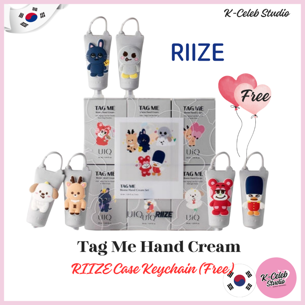 Uiq Tag Me Biome Hand Cream RIIZE Keychain(Free)