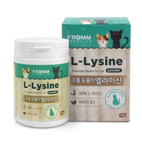 FROM FORMULAS L-LYSINE POWDER สําหรับแมว – UNFLAVORED อาหาร SUPPLEMENT