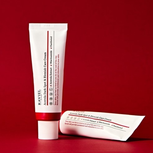 RAVIEL Acerola Dark Spot & Pigment Care Cream 50ml – ครีมบํารุงผิวหน้าวีแกน ไบรท์เทนนิ่ง