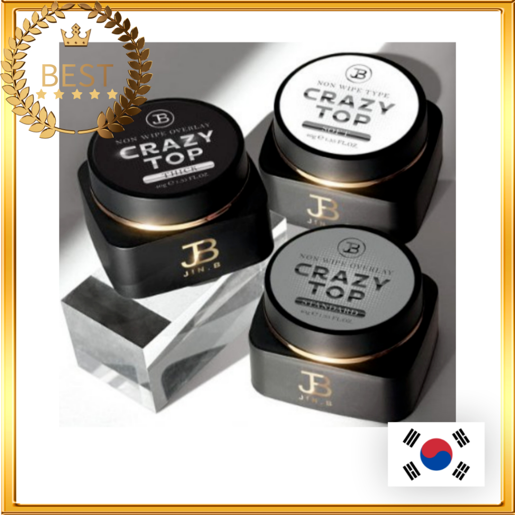 [GRACIA] JINB x Crazy Top Gel 8 Type Clear Overlay 25g 40g