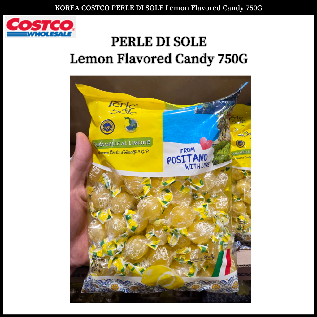KOREA COSTCO PERLE DI SOLE ลูกอมรสมะนาว 750G