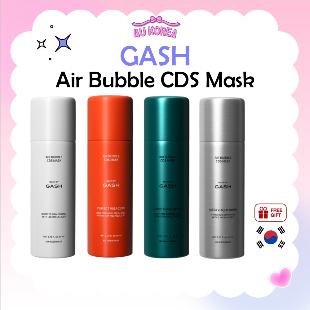 GASH Air Bubble CDS Mask 80ml - 4 ประเภท / K-BEAUTY