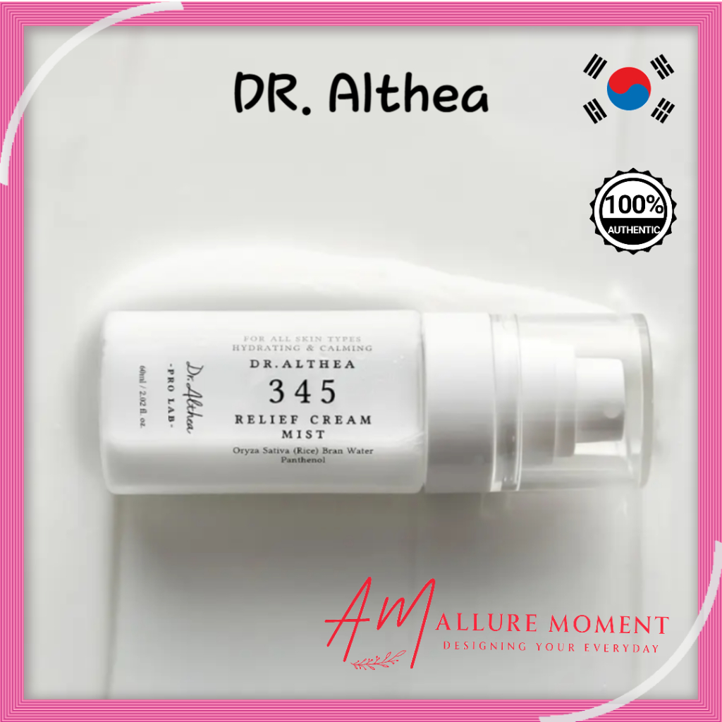 [Dr.Althea] 345 Relief Cream Mist 60 ml | เค-บิวตี้ ซูทติ้ง แอนด์ ไฮเดรติ้ง มิสท์ | มอยส์เจอร์ แบริเ