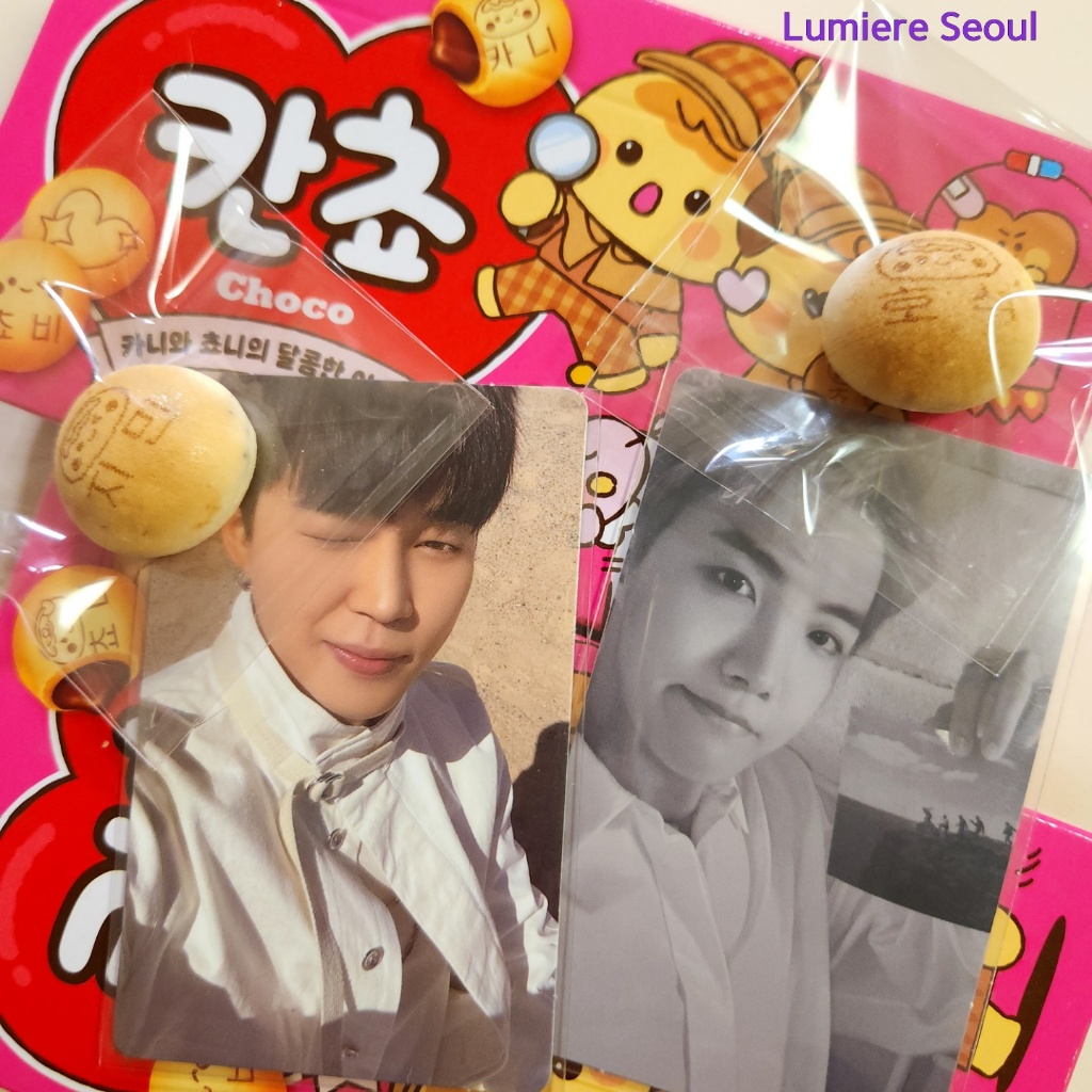 Jimin / J-Hope Name-Engraved Kancho + BTS PROOF Photocard