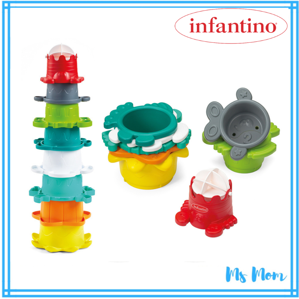 Infantino Stack O Fun Baby Stacking Cups Toy