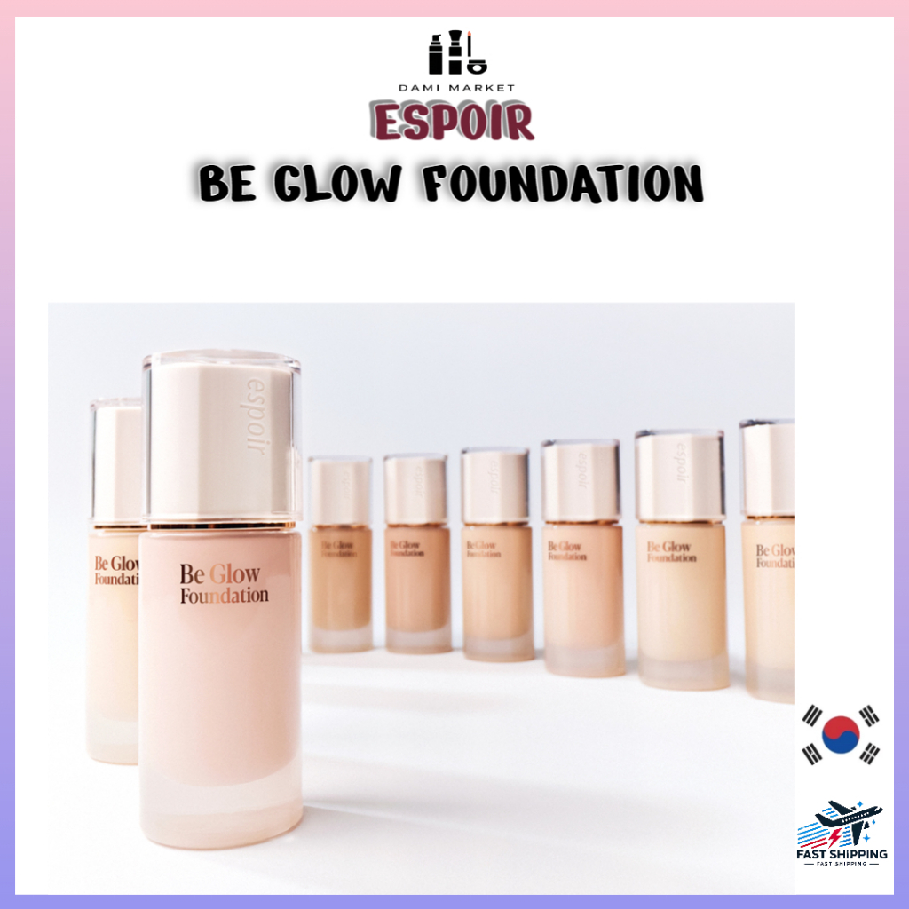 [รองพื้นวีแกนเกาหลี] Espoir Be Glow Foundation