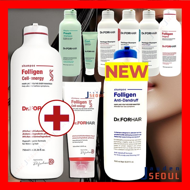 Dr. FORHAIR | การดูแลผมร่วงและหนังศีรษะ - แชมพู Folligen Original ขจัดรังแค