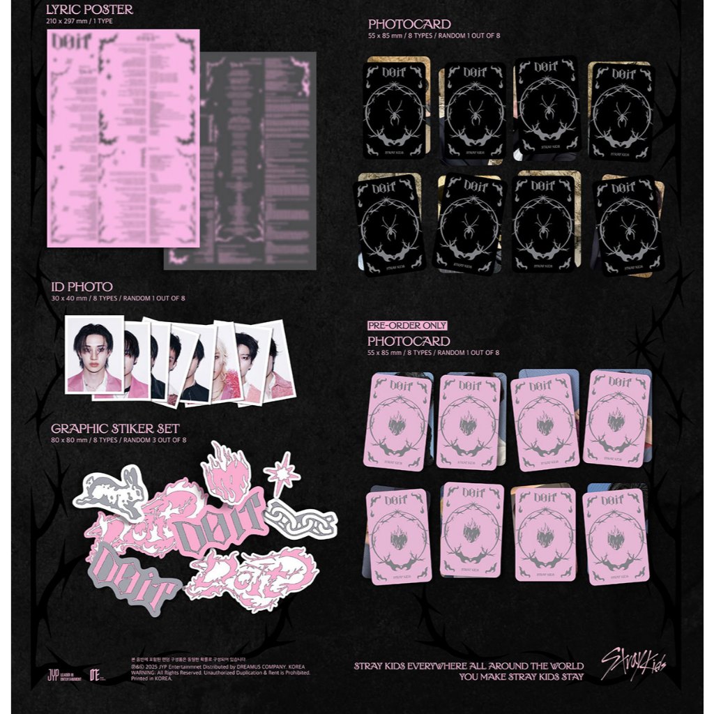 [ของแถม] Stray Kids SKZ IT TAPE Album [ DO IT ] ACCORDION Ver - รูปที่ 3