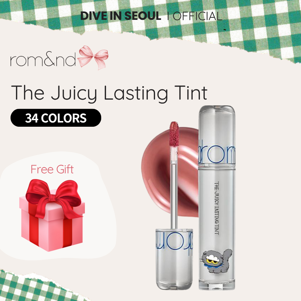 [ROM&ND] romand ZO&FRIENDS The New Juicy Lasting Tint – 34 สี / 3.5g