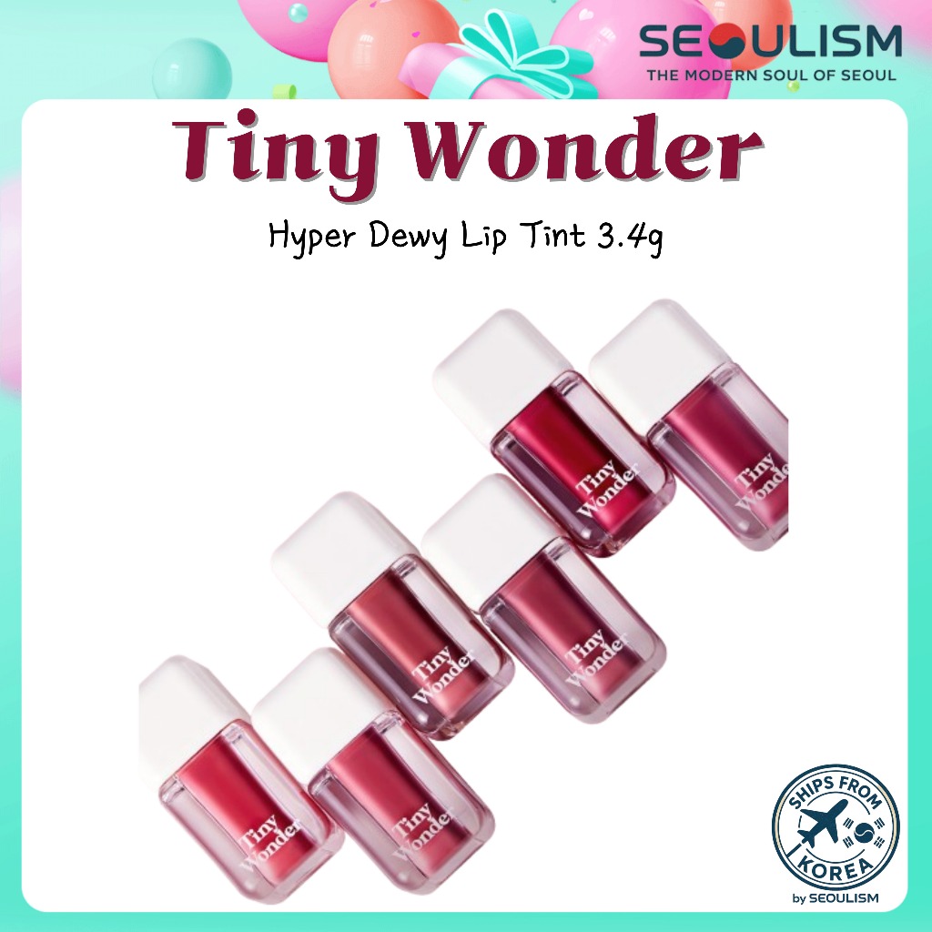 🇰🇷[TINY WONDER] Hyper Dewy Lip Tint 3.4g | ซอฟท์ ดิววี่ คัลเลอร์ | เค-บิวตี้ของแท้
