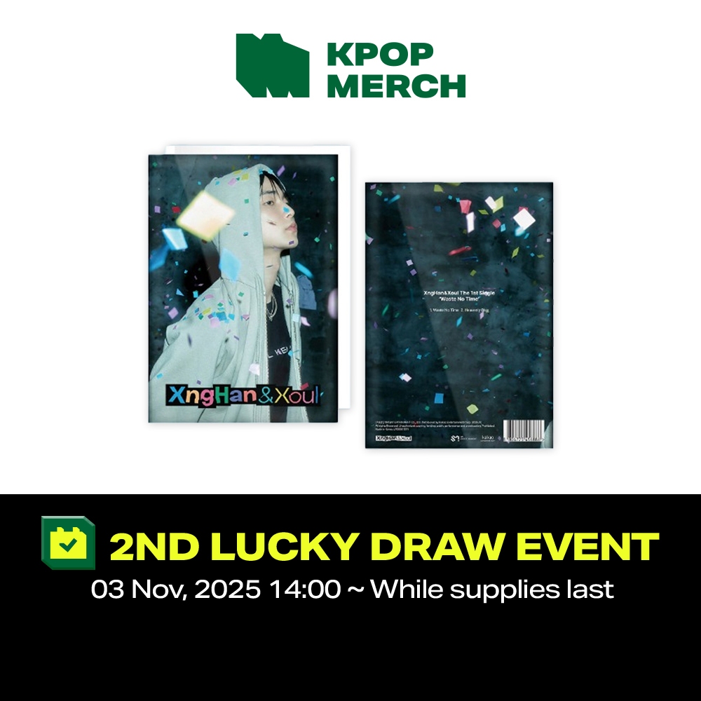 (2nd KPOPMERCH Lucky Draw POB) Xnghan&Xoul - 1st Single Album [ Waste No Time ]_Photobook ver