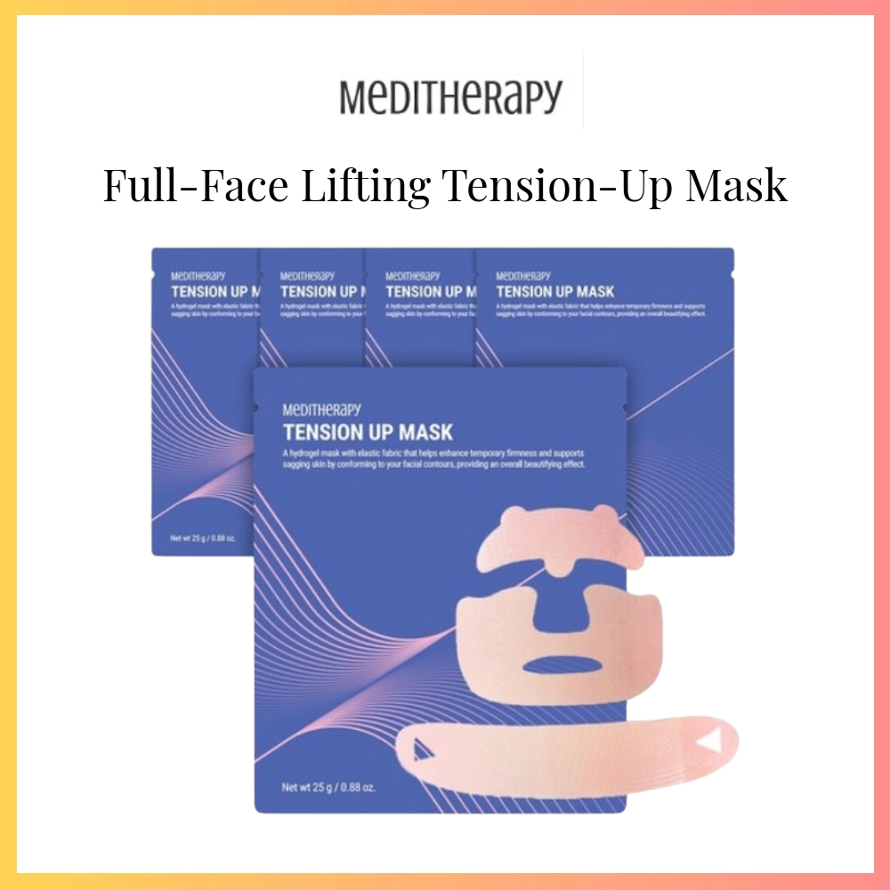 [Medictherapy] Full-Face Lifting Tension-Up Mask1 Sheet / 5 แผ่น – Firming & Contouring Hydrogel Mask