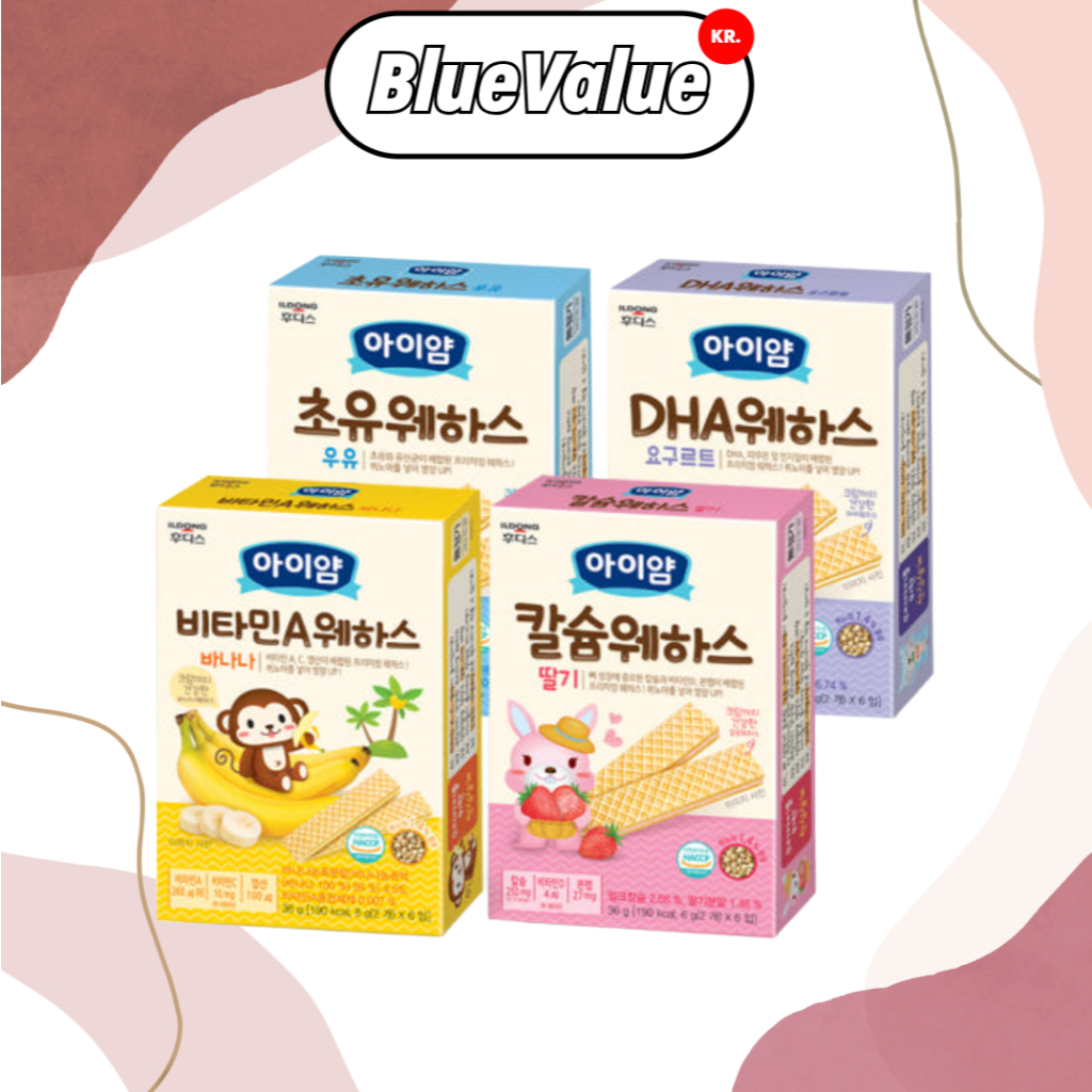 ILDONG KOREAN BABY SNACKS | เวเฟอร์/บาร์เมล็ดอบ