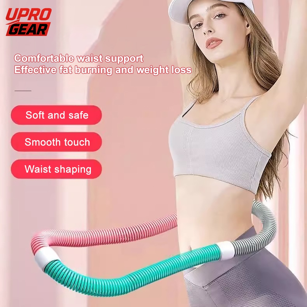 UPRO Soft Hula Hoop Abdomen Slimming Soft พับไม่เจ็บเอวลดน้ําหนักเครื่องมือออกกําลังกายแบบพกพาแหวน