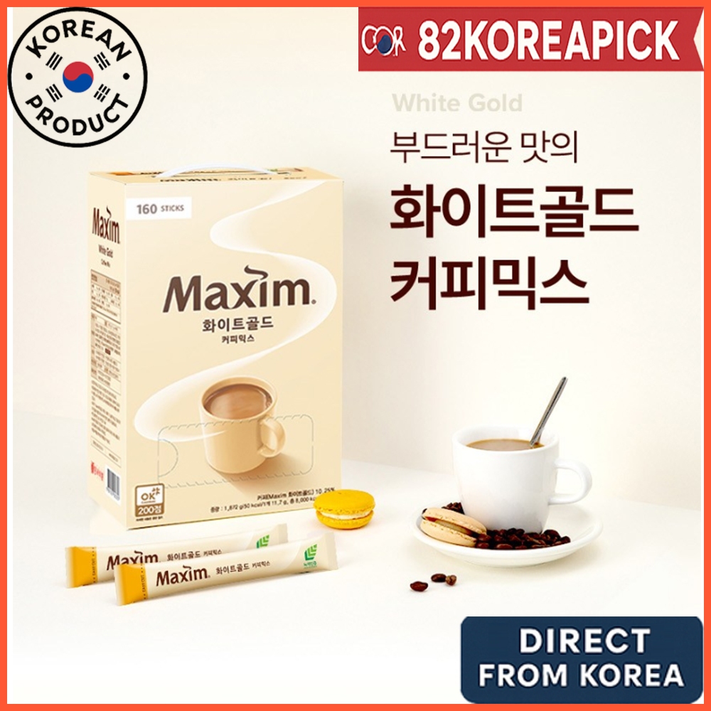 [MAXIM] White Gold Coffee Mix 585g (11.7g  50 แท่ง)
