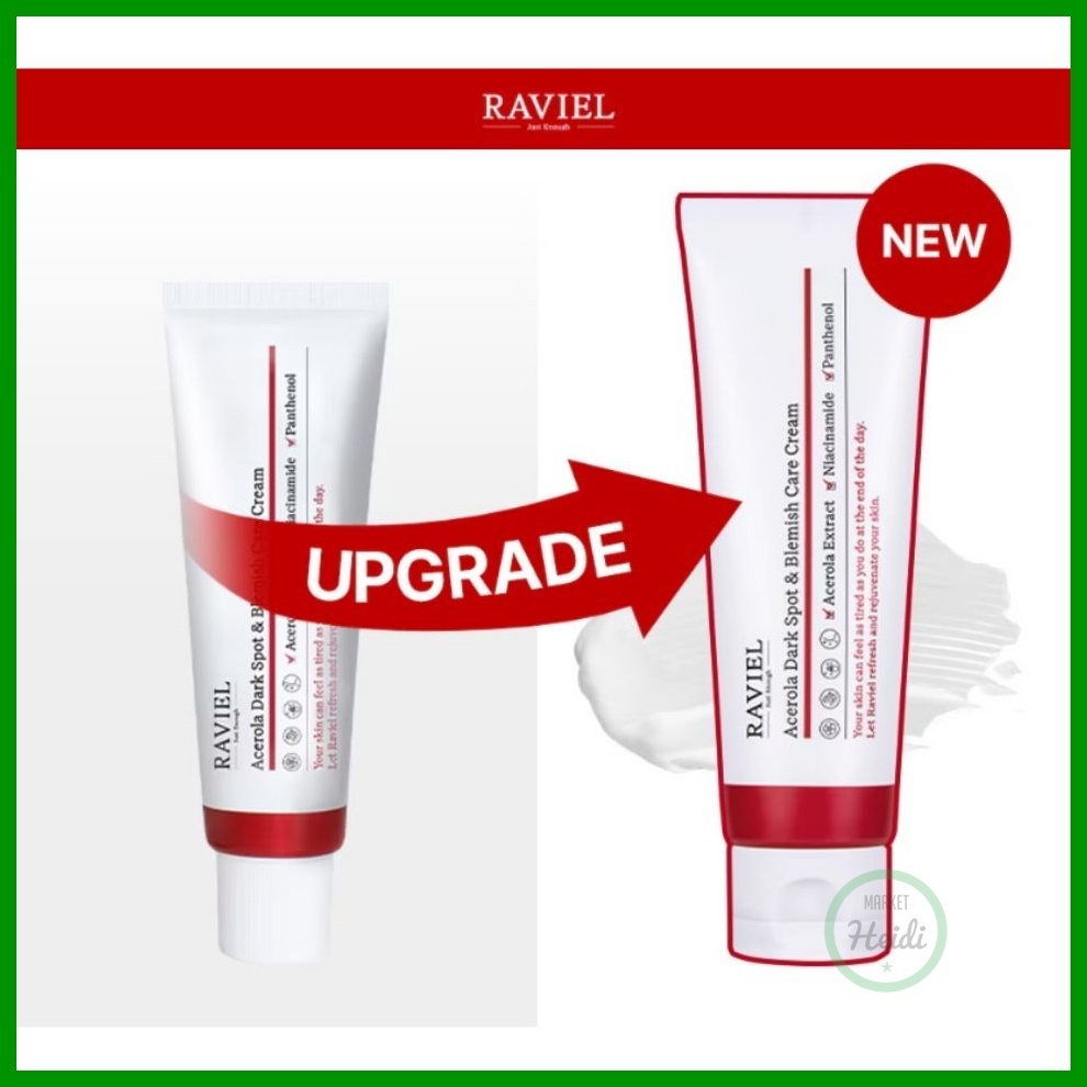 เกาหลี เกาหลี 🇰🇷 Raviel Acerola Dark Spot & Blemish Care Cream 80ml