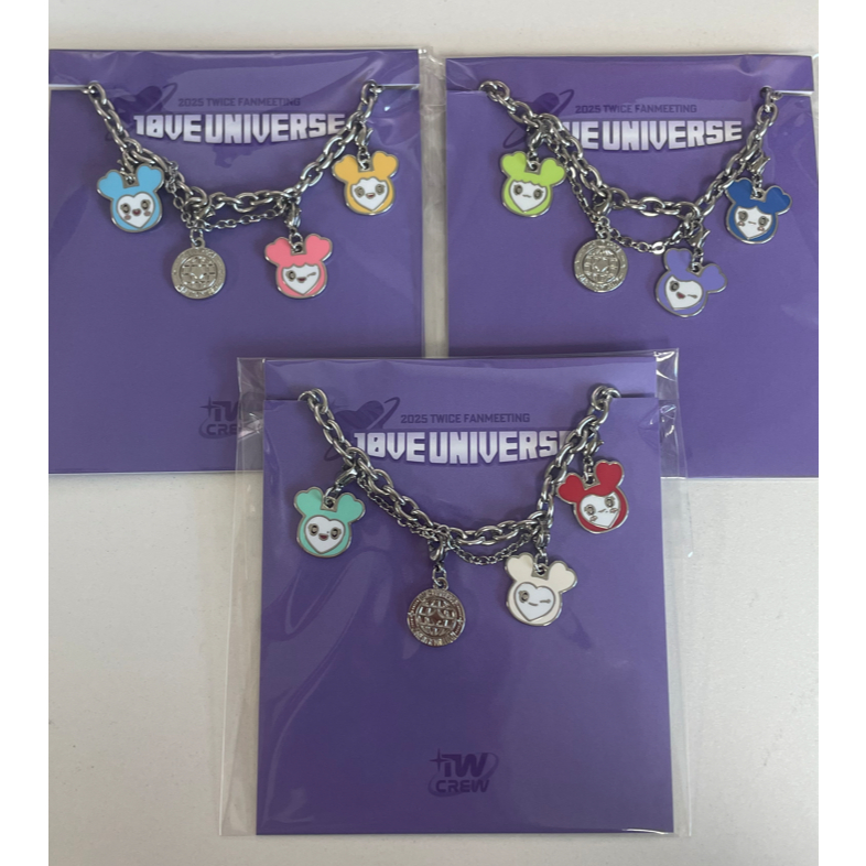 [ON HAND] 2025 TWICE FANMING [10VE UNIVERSE] POP-UP OFFICIAL MERCH LOVELY CUSTOM BRACELELT