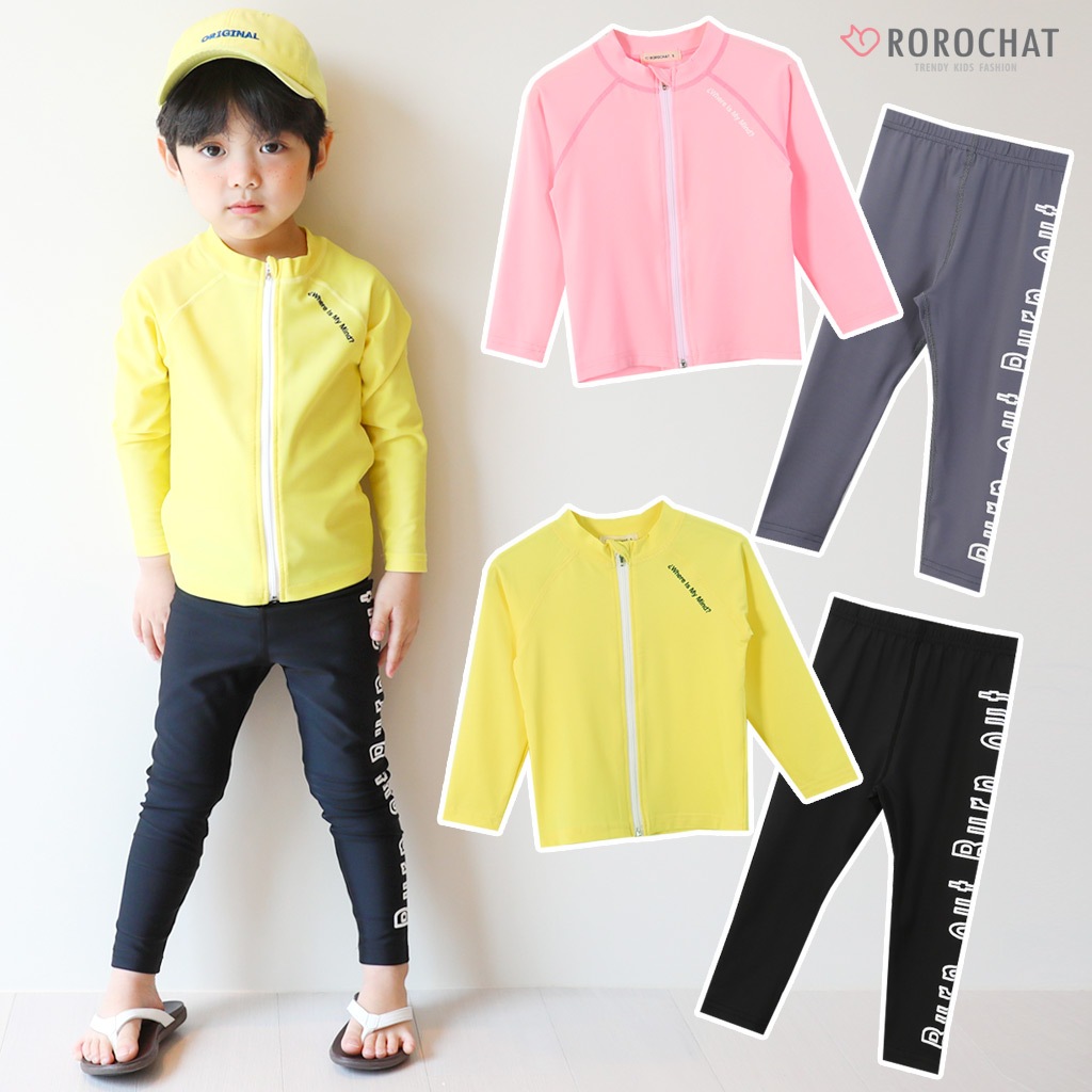 K-FASHION ROROCHAT Thermal ชุดว่ายน้ําเด็ก ชุด 2p