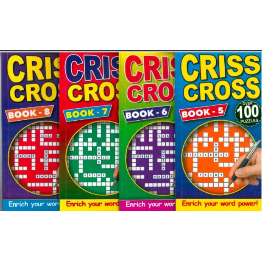 CRISS CROSS OVER 100 PUZZLES (หนังสือ 5 ถึง 8)