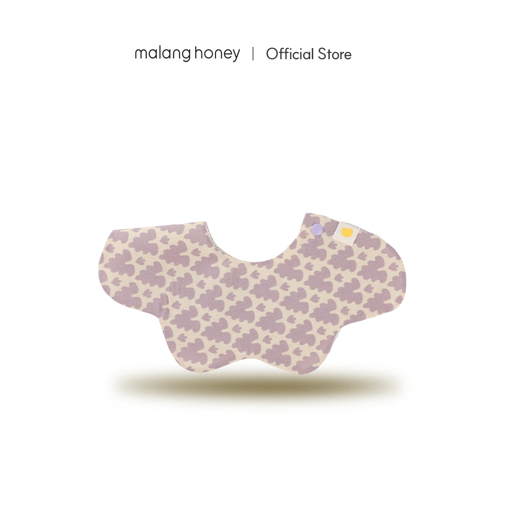 [Malang Honey] ผ้ากันเปื้อนเด็ก 360° ผ้าตาข่าย+ผ้าฝ้ายแท้ พร้อมสายคล้องจุกนม | ระบายอากาศดี แห้งไว สไตล์เกาหลี
