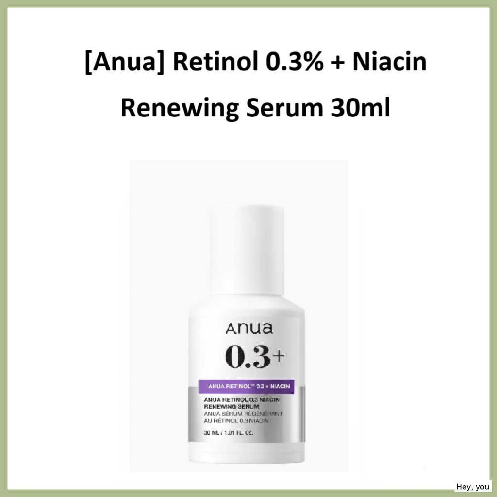 [Anua] Retinol 0.3% + Niacin Renewing Serum 30ml / Soft Layer & Texture Balancing Care by Hey คุณ