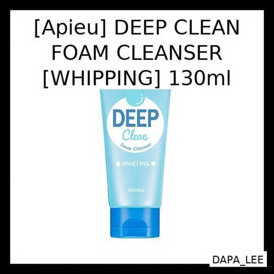 [Apieu] DEEP CLEAN FOAM CLEANSER [WHIPPING] 130ml / Deep Clean, Refreshi by DAPA_LEE