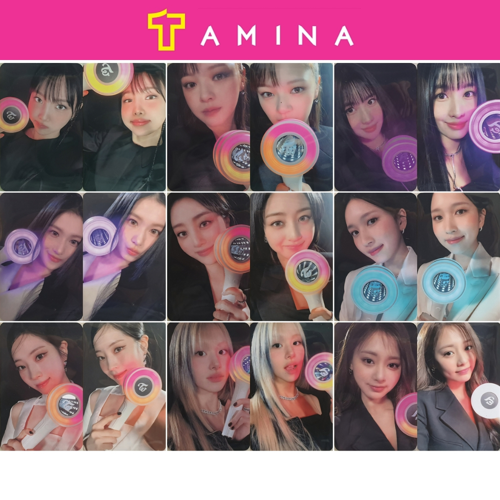 TWICE Official Light Stick Candybong Infinity Photocard
