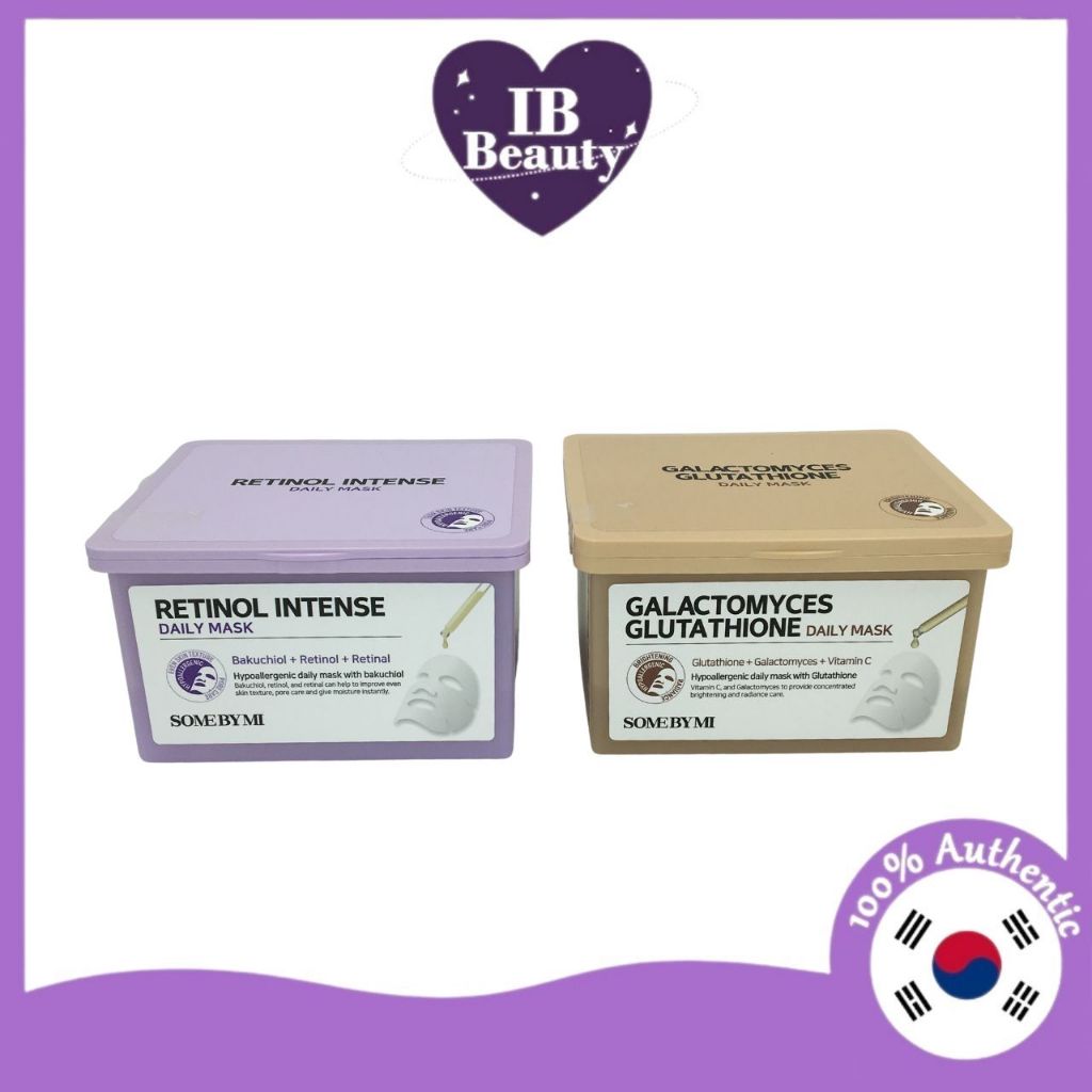 [SOME By MI] Retinol Intense / Glutathione Daily Mask 30EA (350ml)