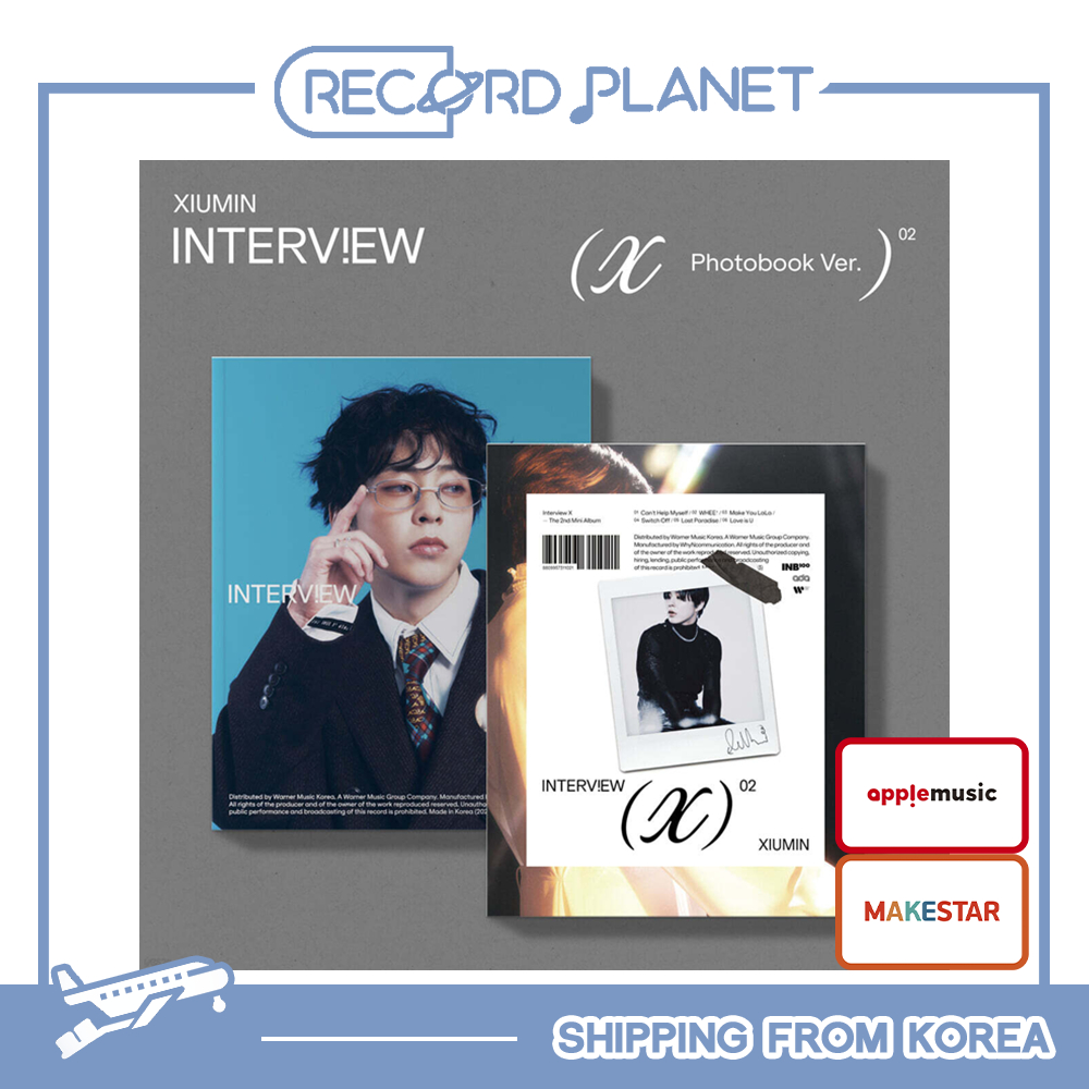 [POB] XIUMIN - Interview X (Photobook Ver.)