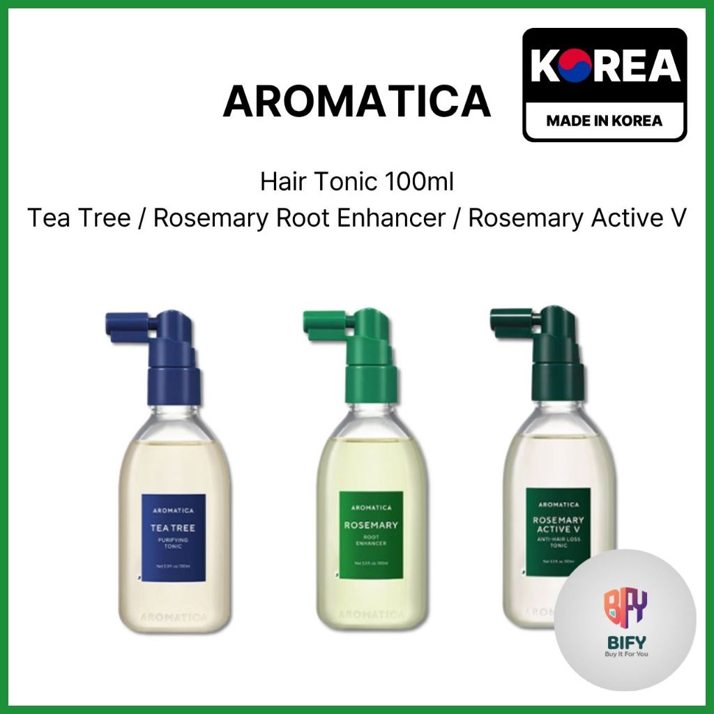 [AROMATICA] แฮร์โทนิค (Tea Tree / Rosemary Root Enhancer / Rosemary Active V)