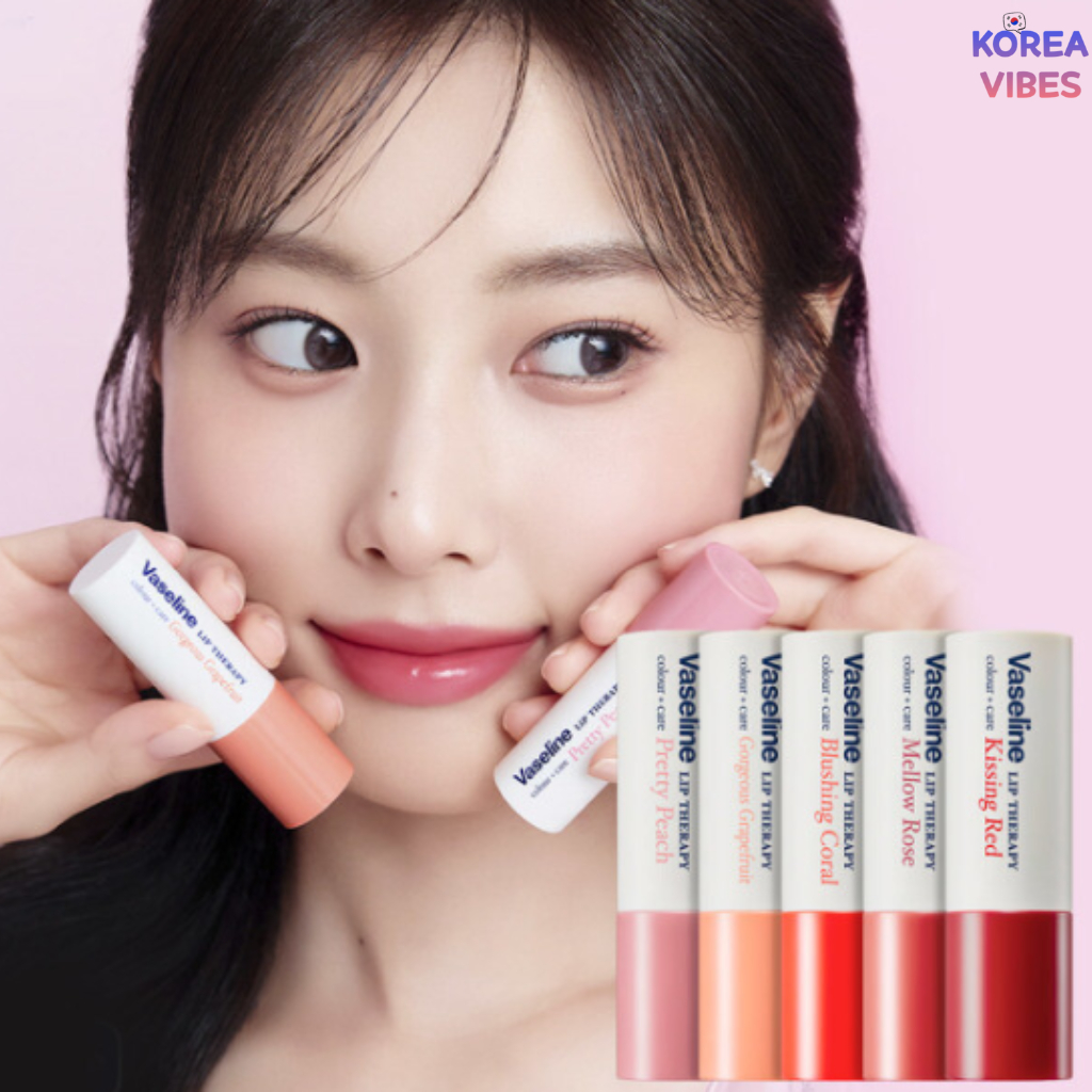 VASELINE วาสลีน ลิปสติก ลิปบาล์ม Colour Care Therapy 4.2g 5 ประเภท