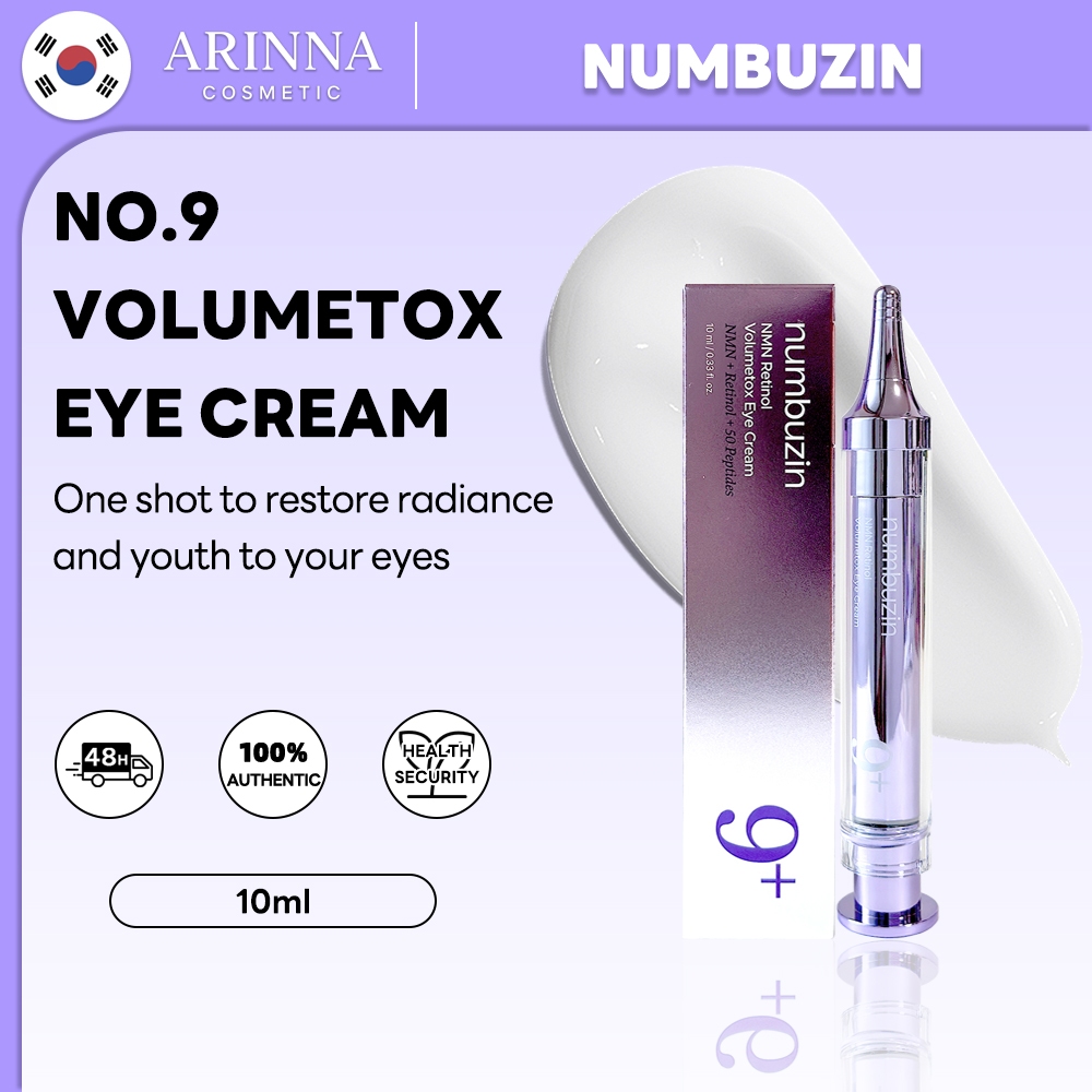[Numbuzin] No.9 NAD+ Retinol Volumetox Eye Cream 10ml