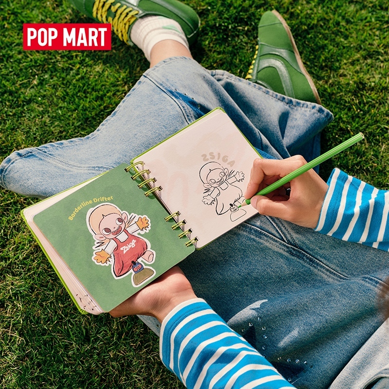 POP MART Zsiga Borderline Drifter Series-Pocket Notebook
