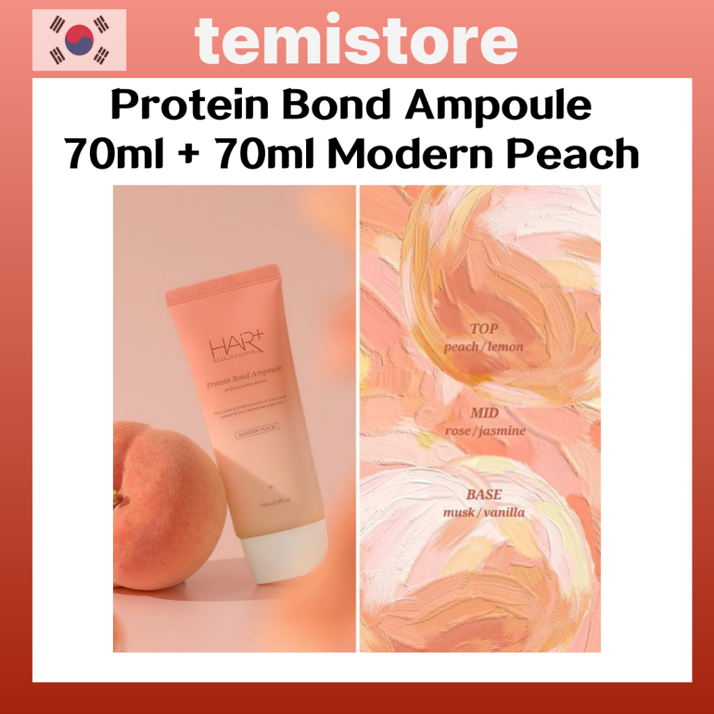 Hair+ Protein Bond Ampoule Essence 70ml Modern Peach Duo | ซิลกี้ สมูท แฮร์ เซรั่ม