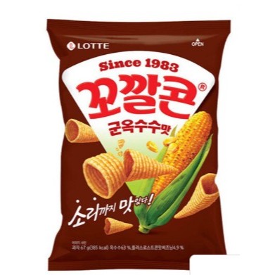 LOTTE Corn Snacks: Crispy Sweet Corn Flavour Bites for a Satisifying Crunch