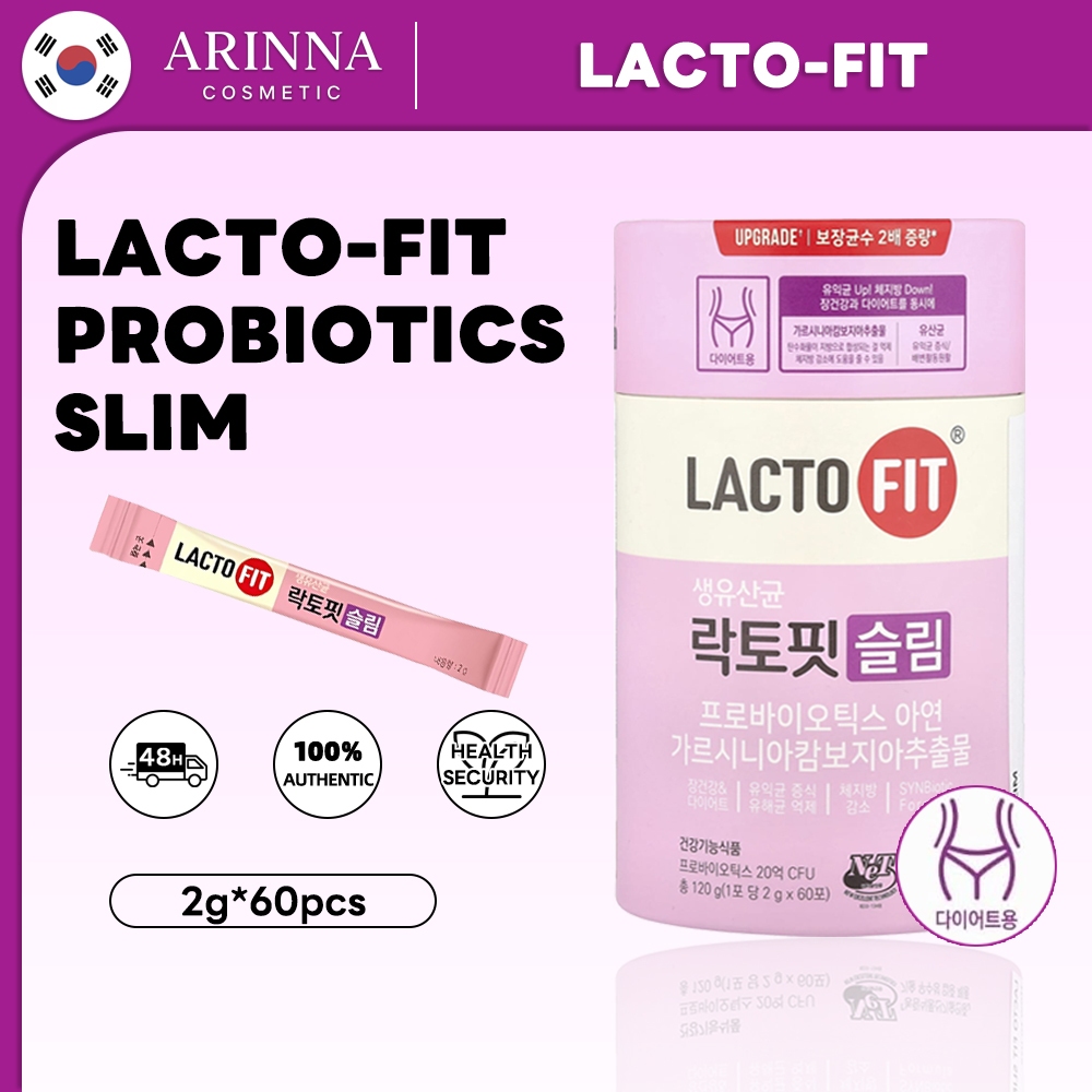 [Lacto-Fit] Probiotic Slim 2g*60 แท่ง