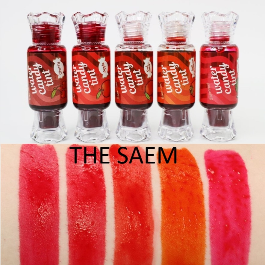 [THE SAEM] Saemmul Water Candy Tint 10g  ลิปทินท์เนื้อมอยส์เจอร์ไรเซอร์รูปลูกอมเกาหลี  สินค้าเกาหลีแท้ๆส่งตรงจากเกาหลี