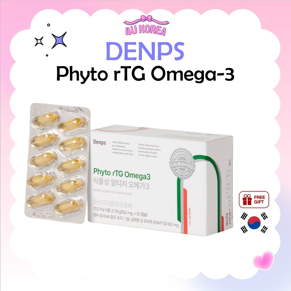 DENPS Phyto rTG Omega-3 913mg * 30 Capsules / K-FOOD