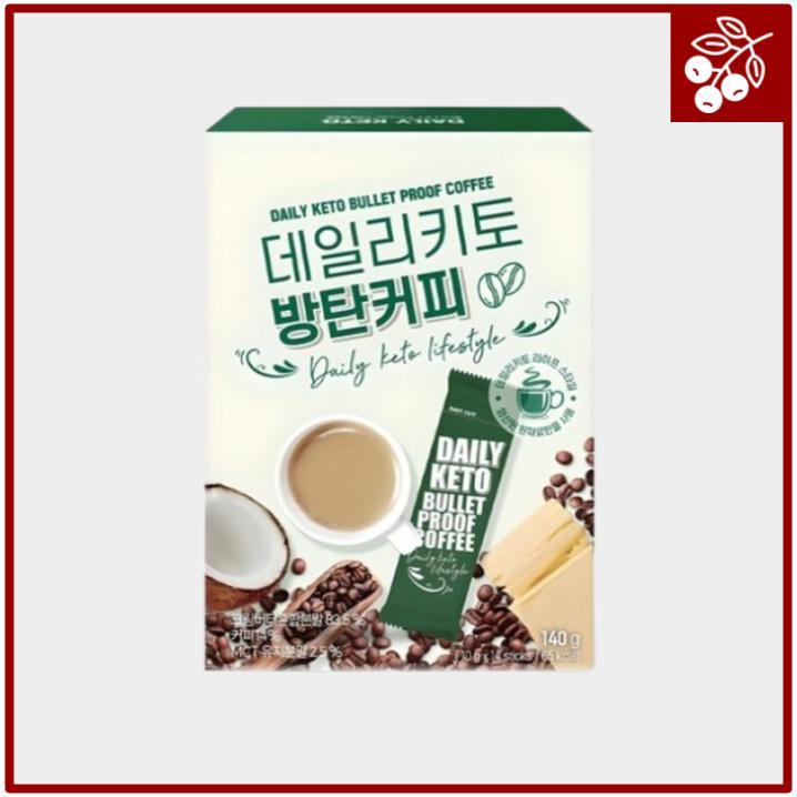 กาแฟผสมกระสุนคีโตรายวัน 10g x 14 แท่ง – น้ํามันเนยและ MCT