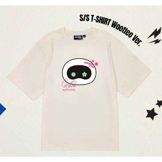 เสื้อยืด BTS Jin S/S Wootteo Ver. | ทัวร์เอนคอร์ในอินเชออน | เสื้อยืด Jin Autograph & Wootteo | สินค