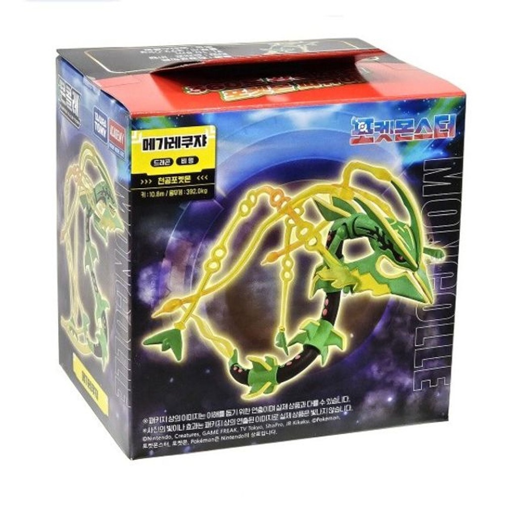 Takaratomy Pokémon Moncolle EHP Mega Rayquaza - แอ็คชั่นฟิกเกอร์แบบไดนามิกสําหรับแฟนๆ