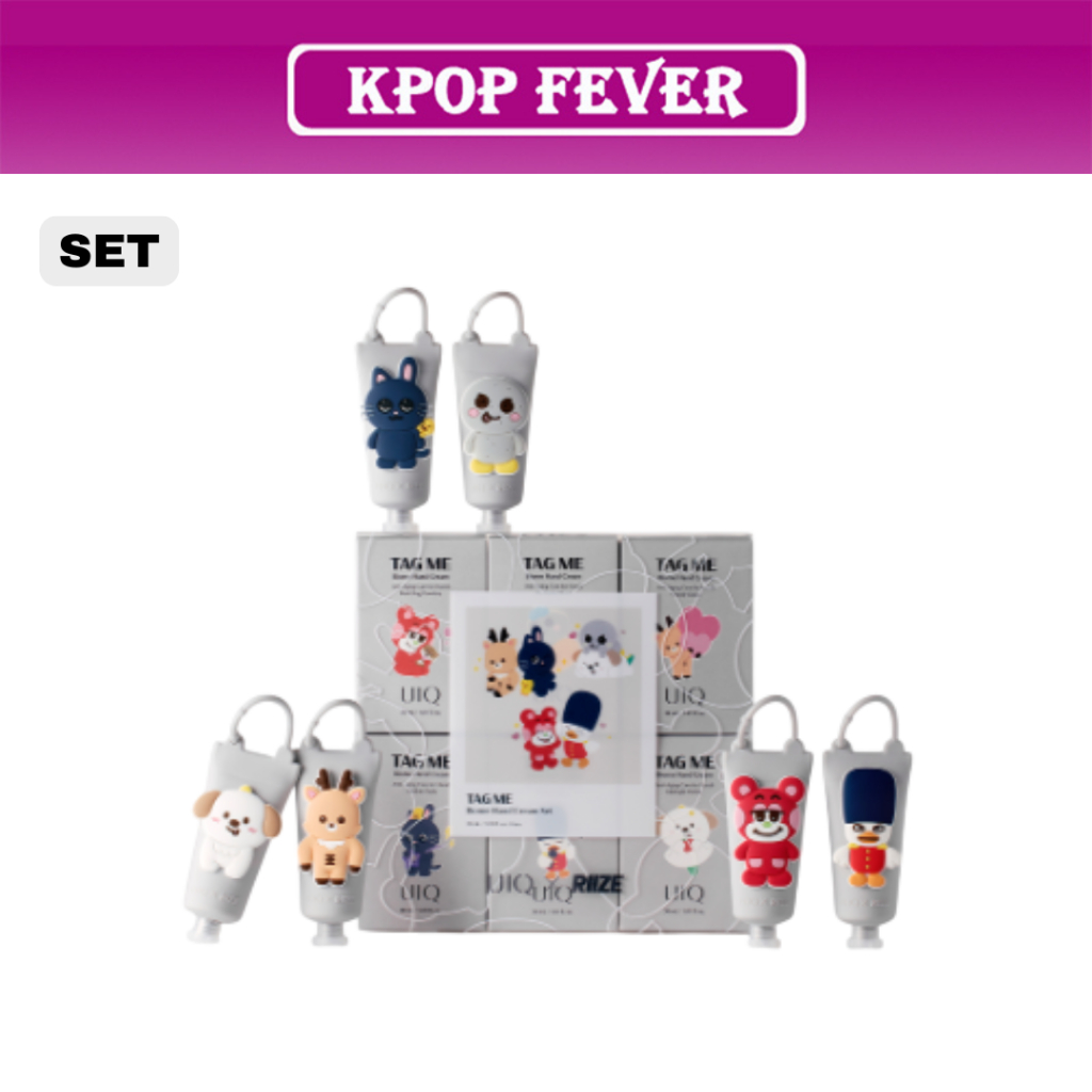 RIIZE X UIQ TAG ME Biome Hand Cream Set + 6 Selfie Photo Cards