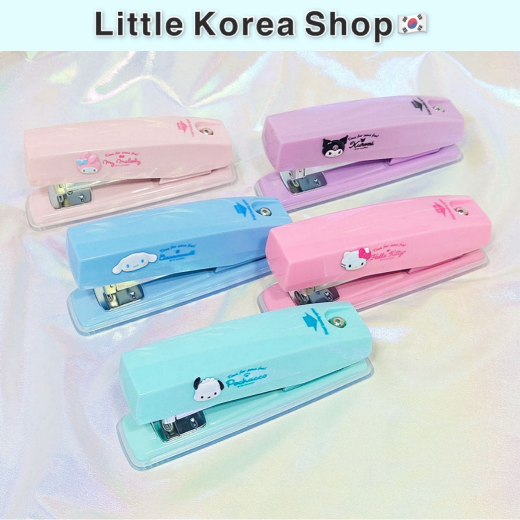 SANRIO [ซานริโอ] เครื่องเย็บกระดาษขั้นสูงที่จดสิทธิบัตรของเกาหลีอย่างเป็นทางการ/อุปกรณ์สํานักงาน&อุปกรณ์การเรียน/เครื่องเขียนเกาหลี/6 ประเภท